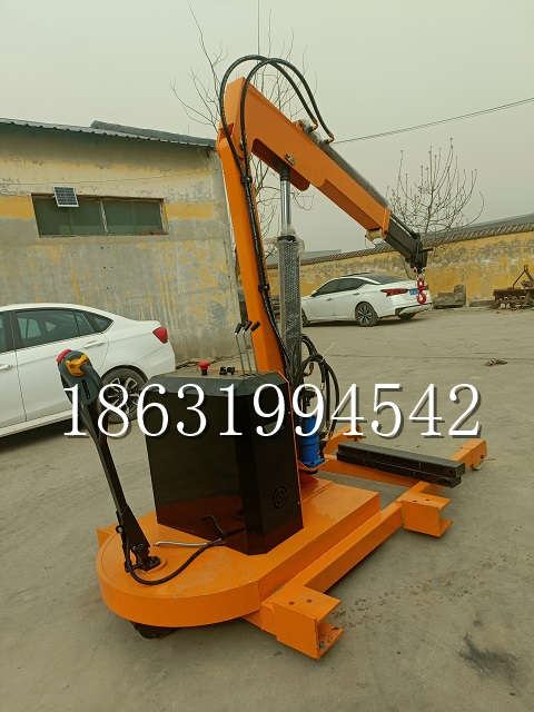 长沙市自卸车厢随车吊 自制轮式四不像起重机 四驱平板吊 5吨 贵盛
